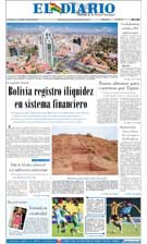 El Diario Newspaper in Bolivia